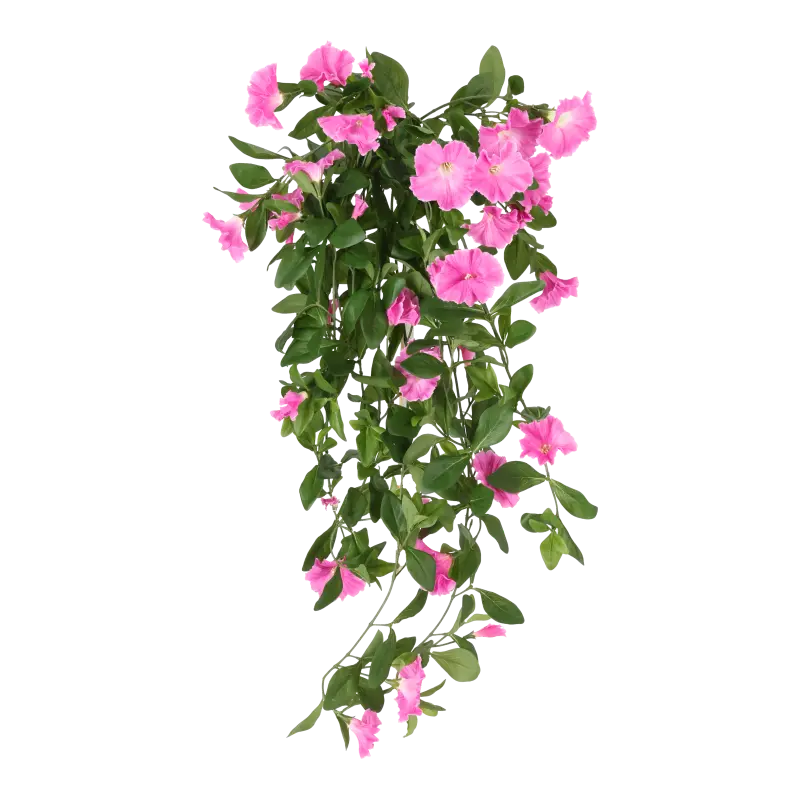 Kunstig Petunia hængeplante lilla - L: 85 cm.