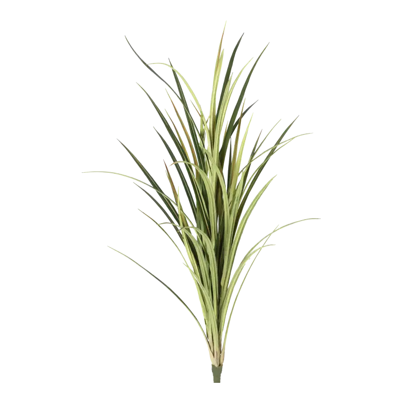 Kunstig natur græs busk - H: 80 cm.
