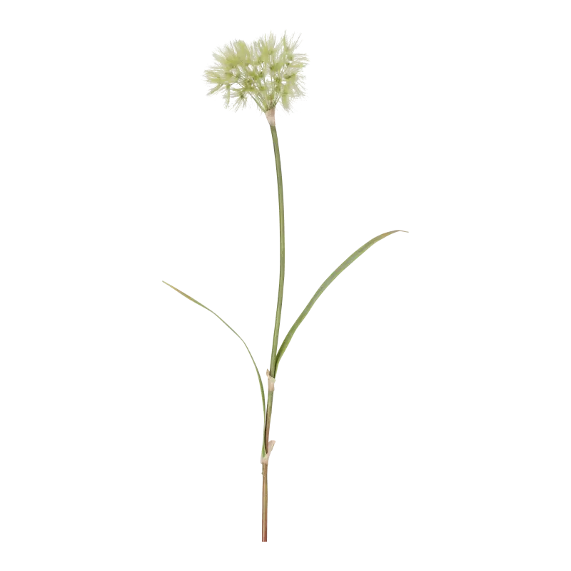 Kunstig grøn mælkebøtte stilk - L: 105 cm.