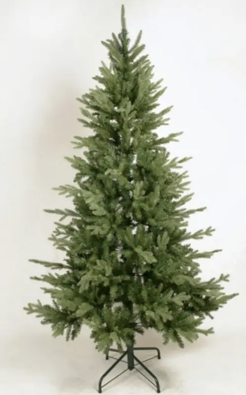 Kunstig juletræ på fod - H: 240 cm.