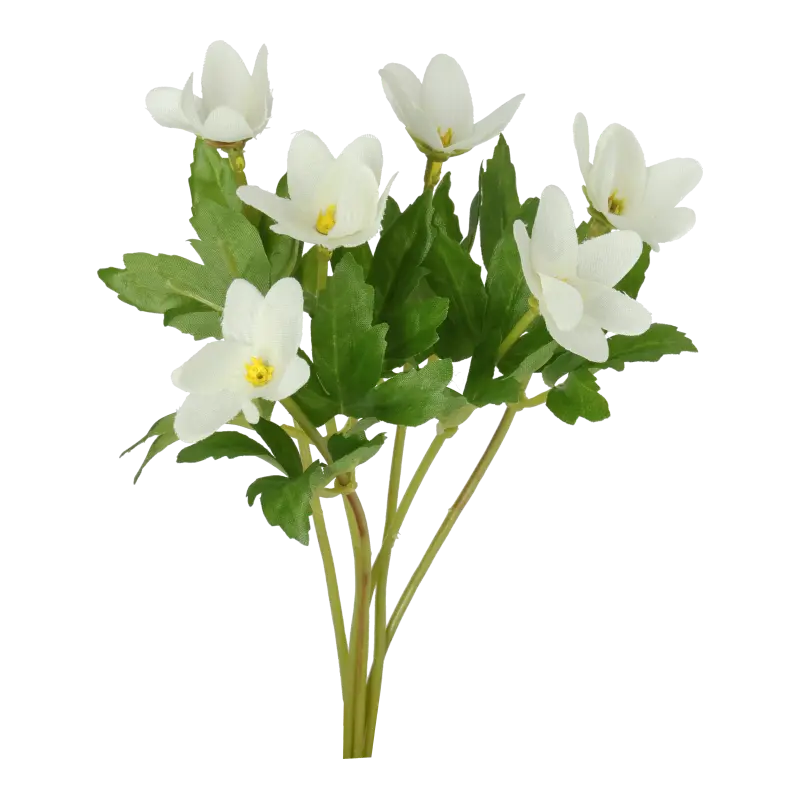 Kunstig skov anemone L: 17 cm.