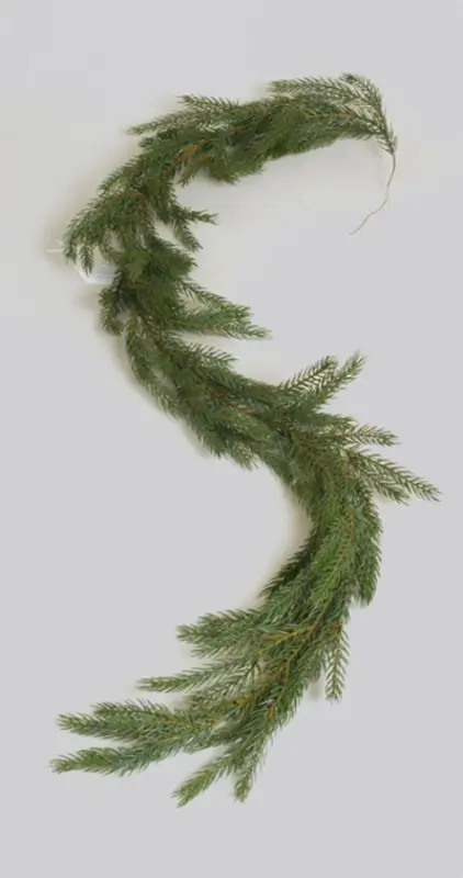 Kunstig fyldig granranke - L: 120 cm.