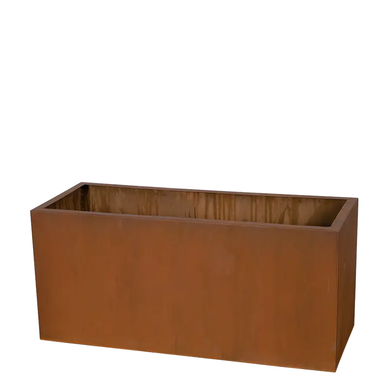 Harriot Cortensteel kumme - H: 45 cm B: 40 cm L: 1.