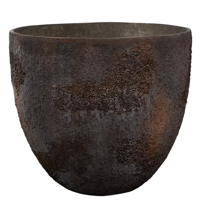 Dungu Brun - H: 44 cm / Ø: 50 cm.