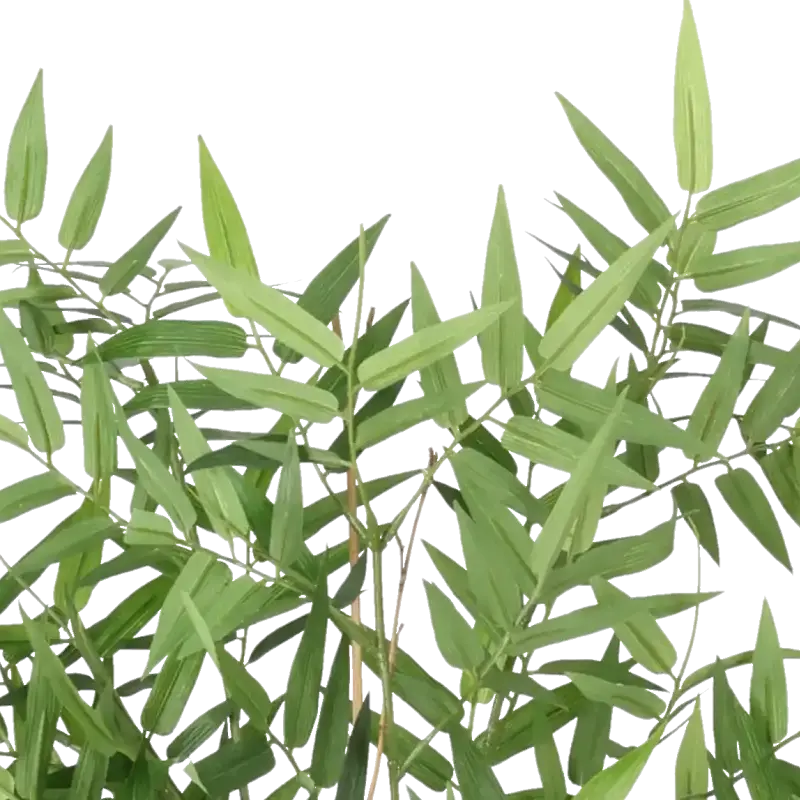 Closeup af Kunstig bambus plante - H: 38 cm.