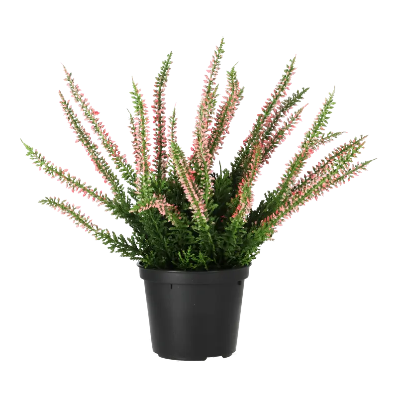 Kunstig lyng plante lyslilla H: 25 cm.