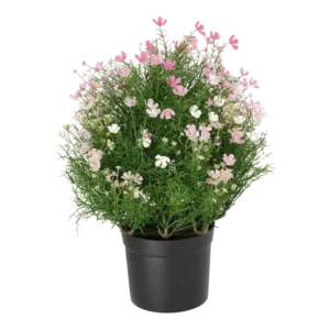 Kunstig Gypsophila busk pink H: 48 cm.