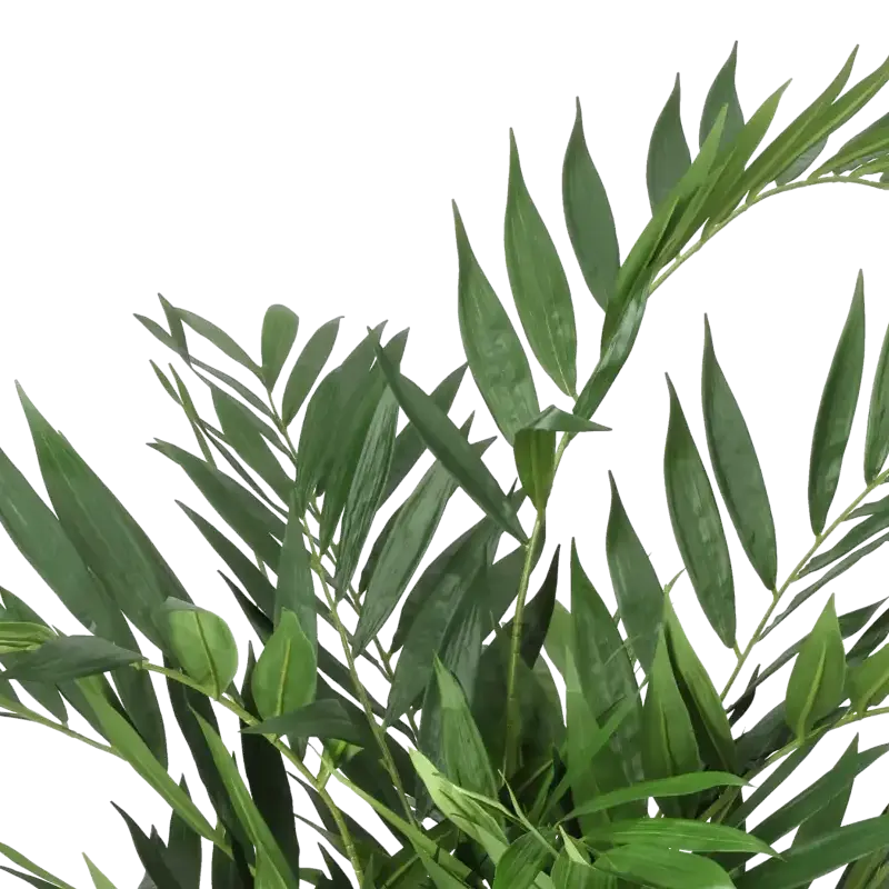 Closeup af Kunstig Parlour palme - H: 125 cm.