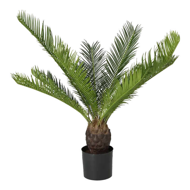 Kunstig lille cycas palme - H: 65 cm.