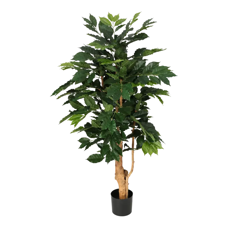 Kunstig kaffetræ - H: 140 cm.