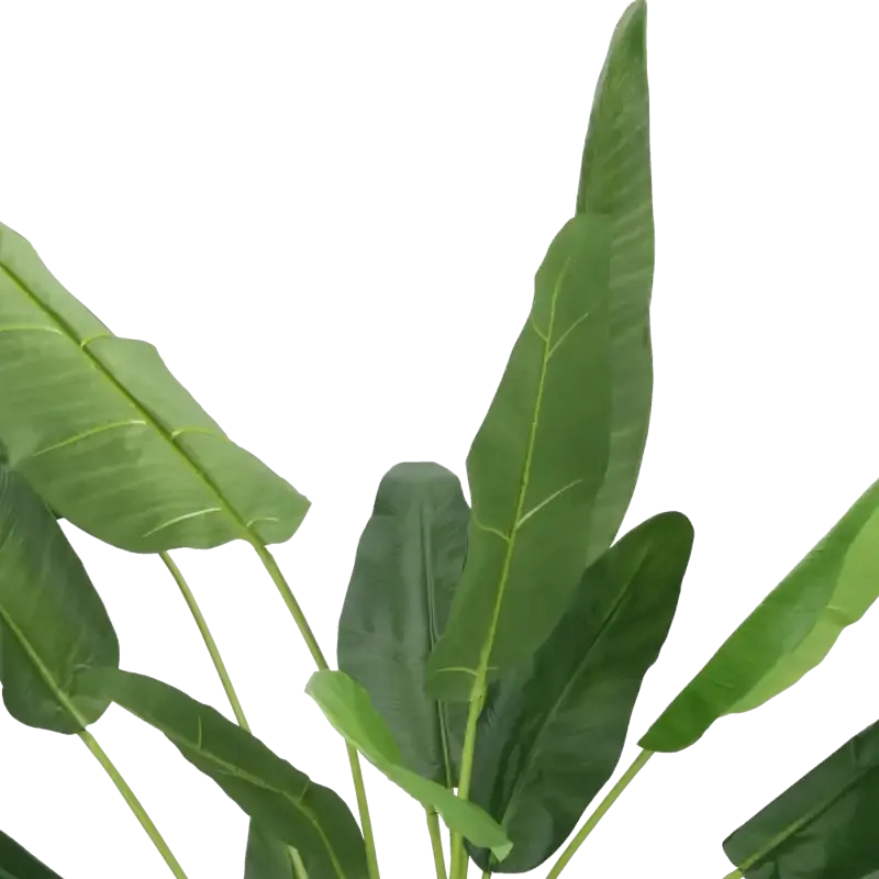 Closeup af Kunstig traveller palme H: 180 cm.