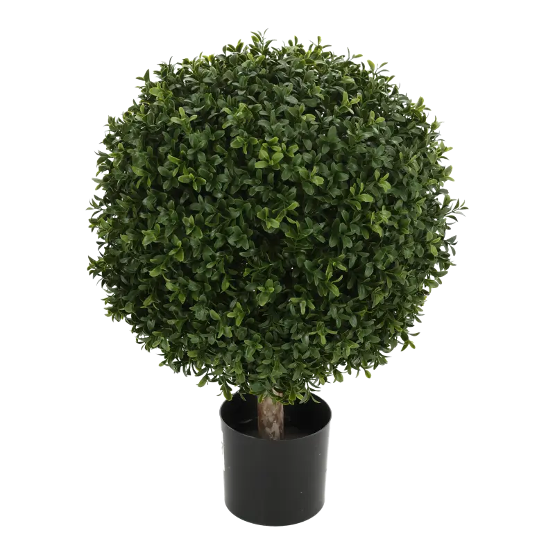 Kunstig buksbom Ø: 40 cm, H: 60 cm.