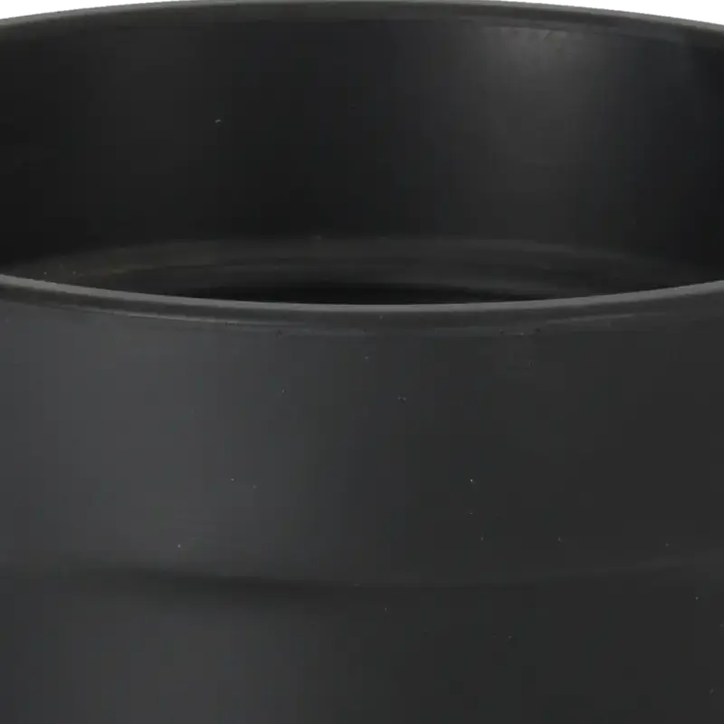 Closeup af Gummi potte rund H. 14 cm.