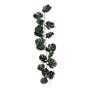 Kunstig monstera ranke - L: 180 cm.