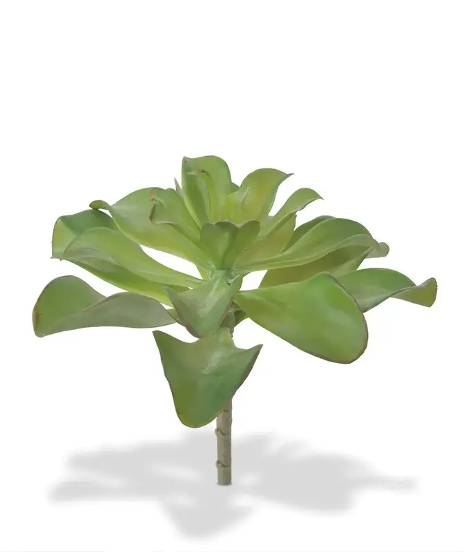 Kunstig echeveria busk - H: 18 cm.