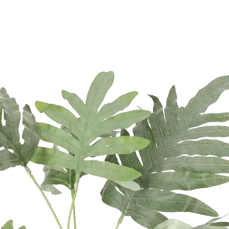 Closeup af Kunstig bregne stilk L: 67 cm.