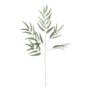 Kunstig eukalyptus stilk - L: 105 cm.