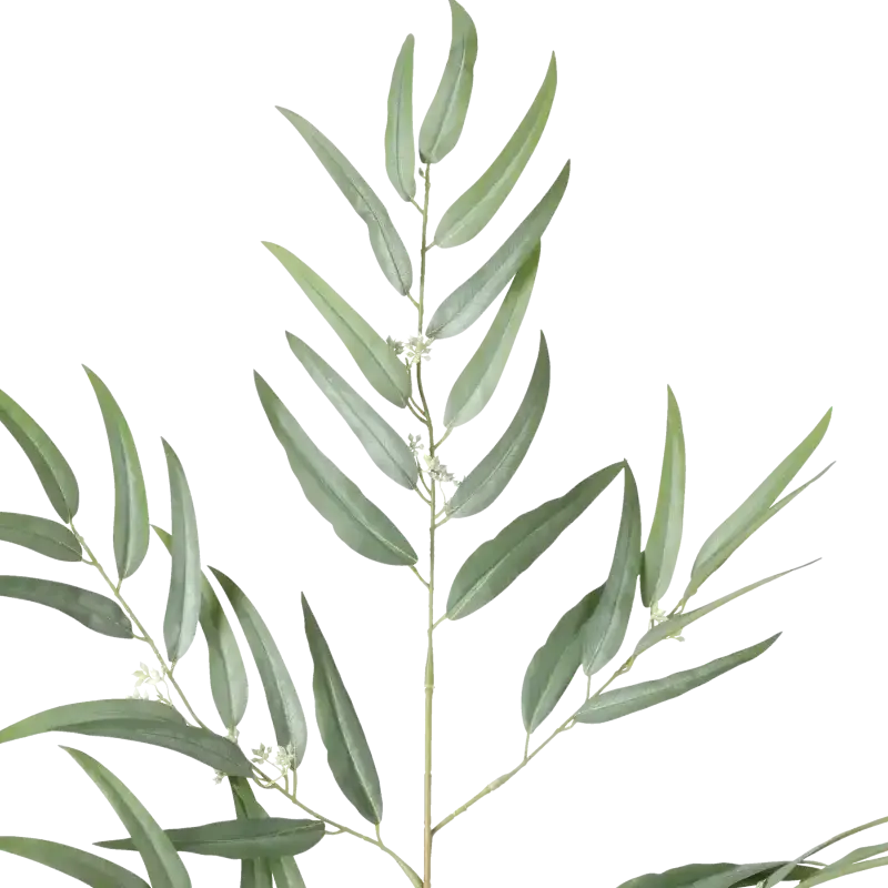 Closeup af Kunstig eukalyptus stilk L: 105 cm.