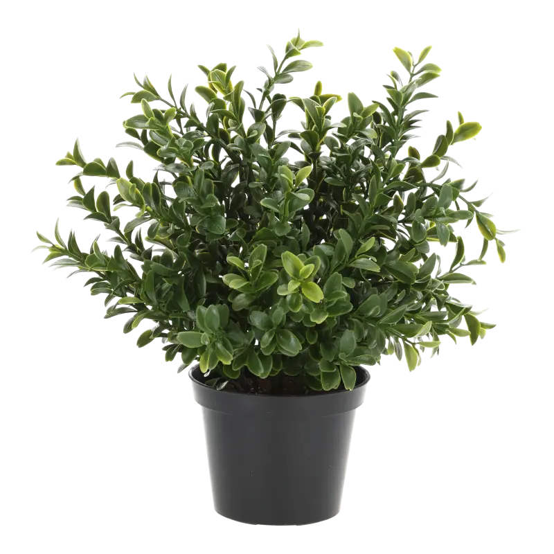 Kunstig buksbom busk H: 26 cm.