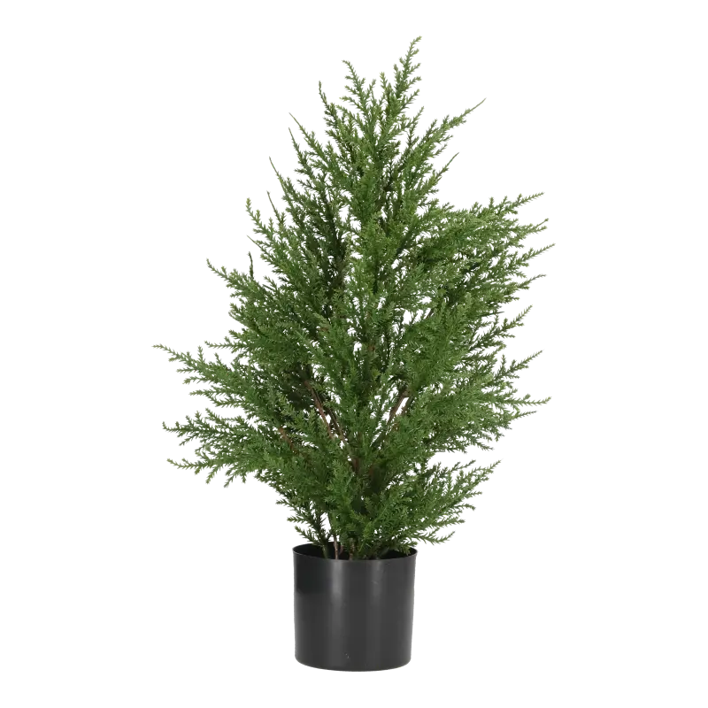 Kunstig thuja busk - H: 55 cm.
