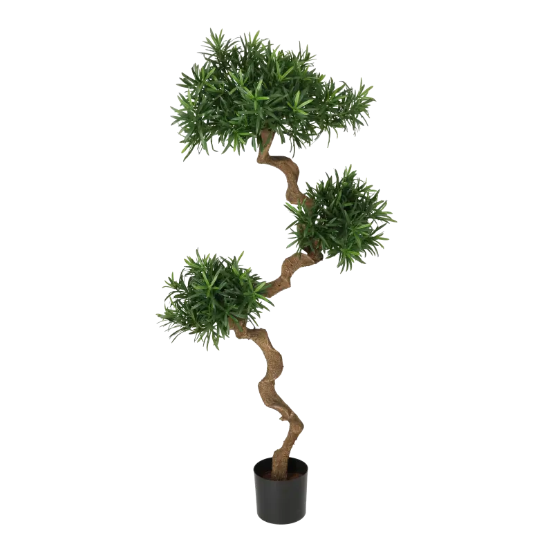 Kunstig podocarpus - H: 135 cm.