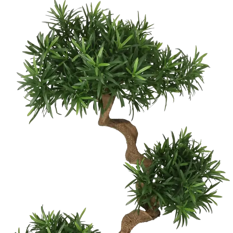 Closeup af Kunstig podocarpus H: 135 cm.