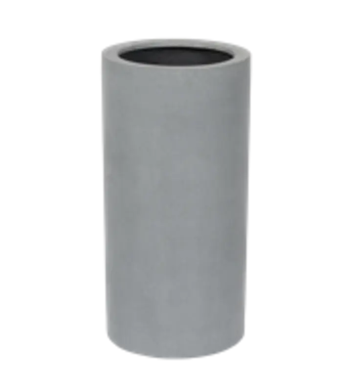 Seine Cylinder grå - H: 80 cm.