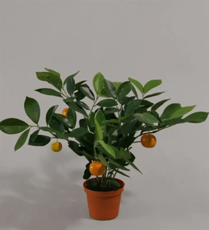 Kunstig citrus plante H: 32 cm.