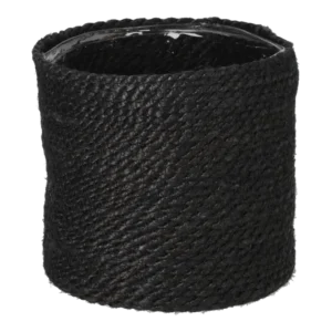 Nordal sort urtepotte JUTE - Dia 18 cm.