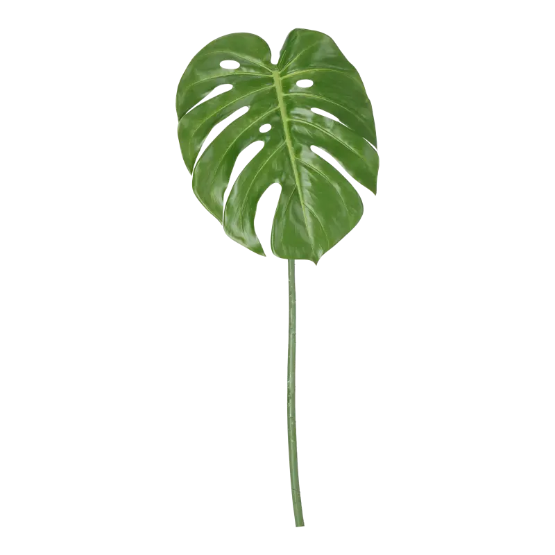 Kunstig philo blad - L: 60 cm.