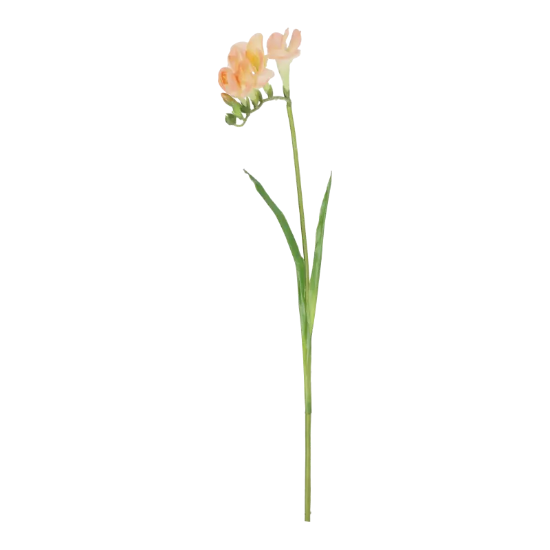 Kunstig freezia stilk peach L: 65 cm.