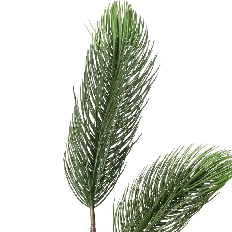 Closeup af Kunstig Fyre Kvist H: 115 cm.