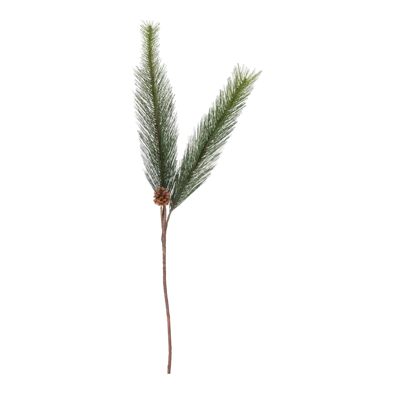 Kunstig Fyrretræs gren m. kogle L: 100 cm.