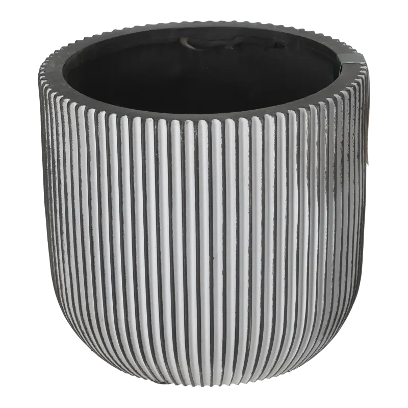 Capi krukke Groove special sort - 13x14x12.