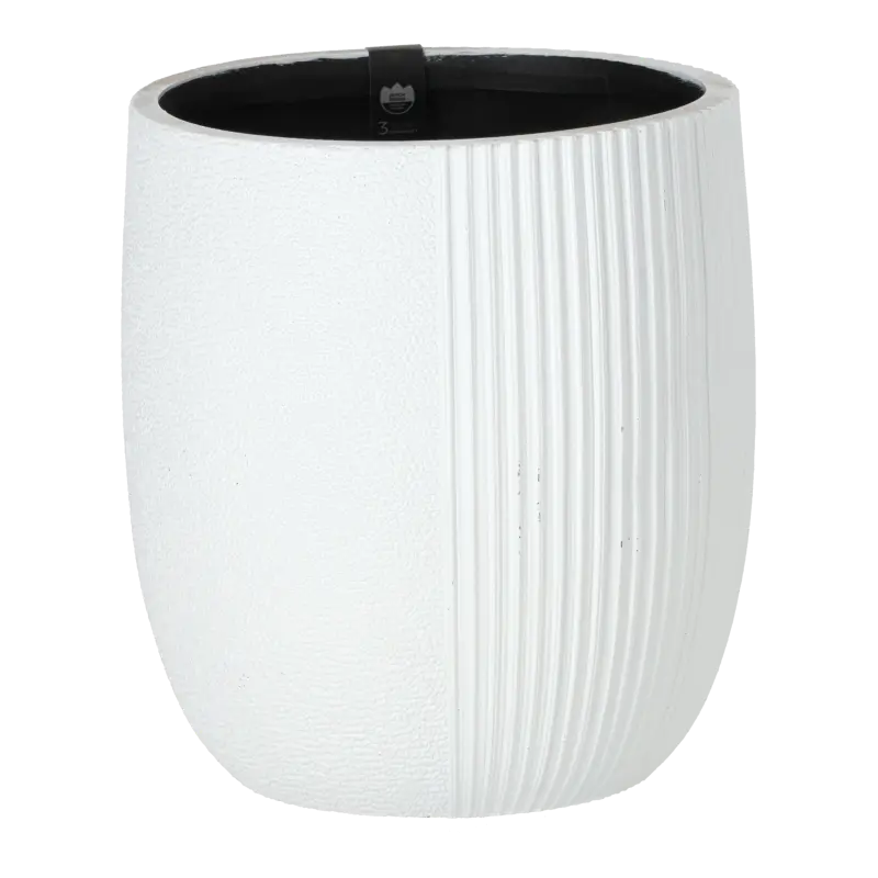 Capi krukke Elegant High Split hvid - 12x12x15 cm.