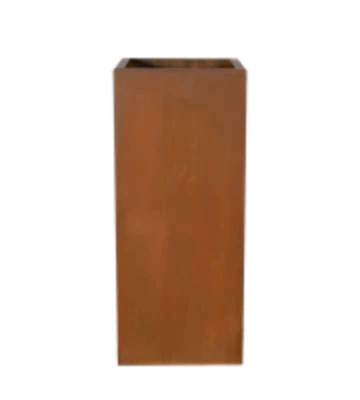 Cortensteel High - H: 95 | B: 40 | L: 40 cm.