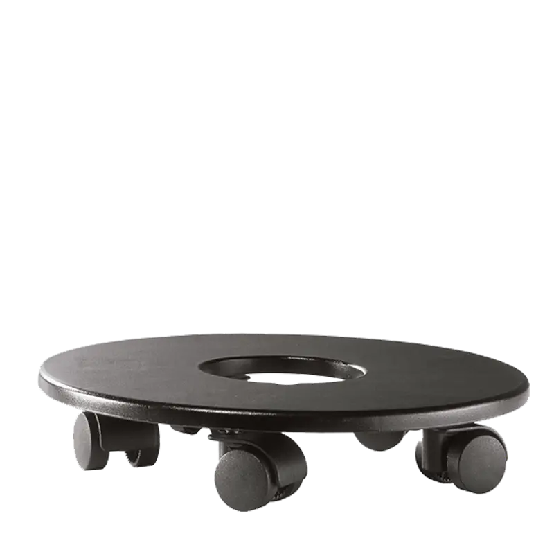 Coaster Hjul sort - Ø: 26 cm.