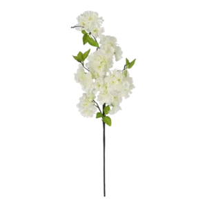 Kunstig cremefarvet blossom stilk L: 86 cm.