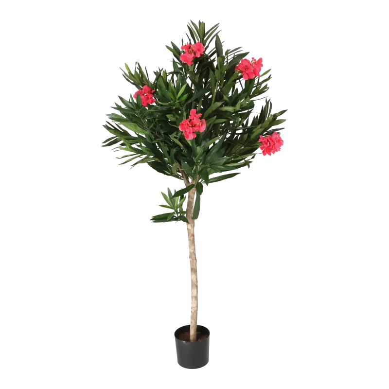 Kunstig oleander / Nerie træ pink - H: 150 cm.