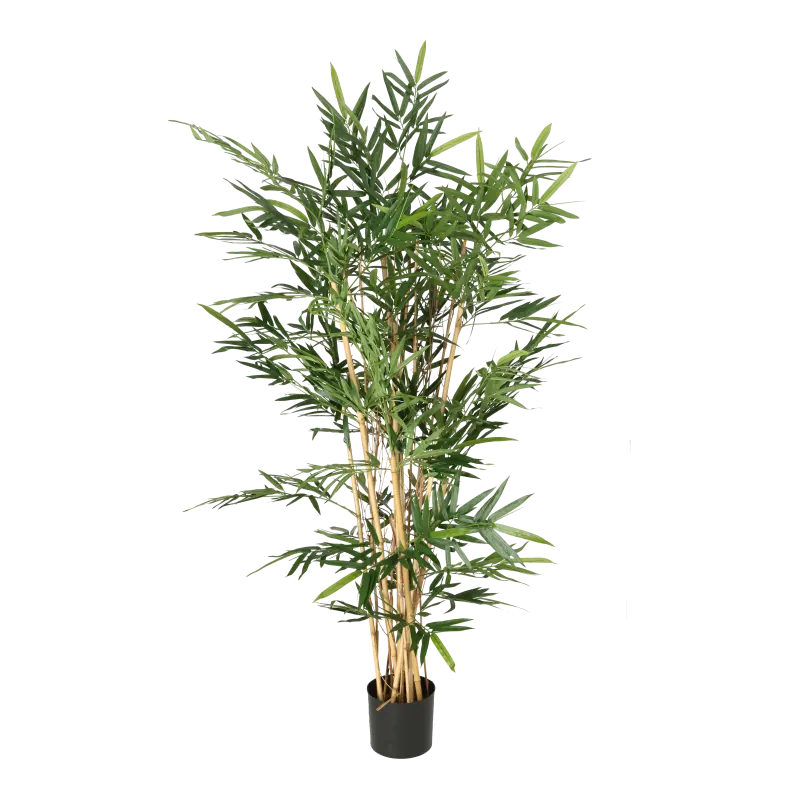 Kunstig bambus træ - H: 140 cm.
