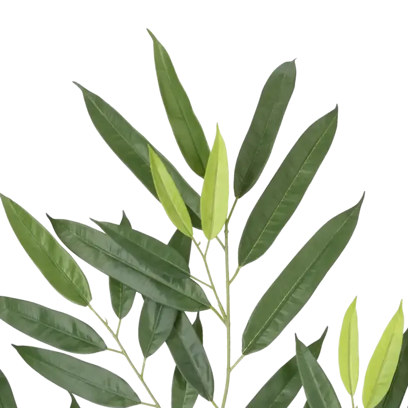 Closeup af Kunstig Royal Longifolia gren L: 83 cm.