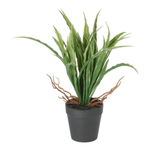 Kunstig spider plante med potte - H: 30 cm.