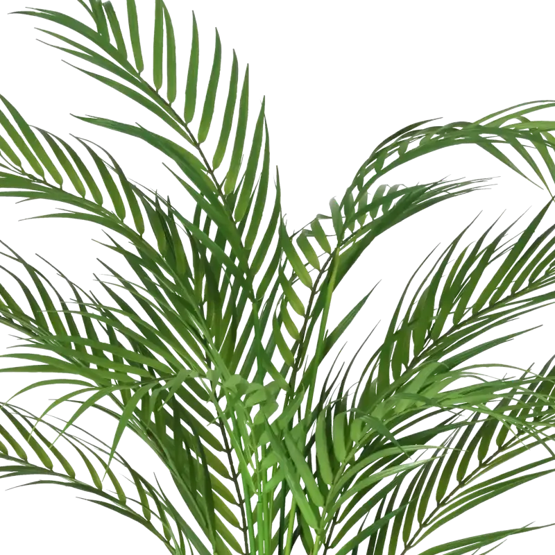 Closeup af Kunstig Areca palme H: 72 cm.