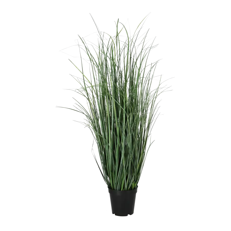 Kunstig græs busk H: 80 cm.