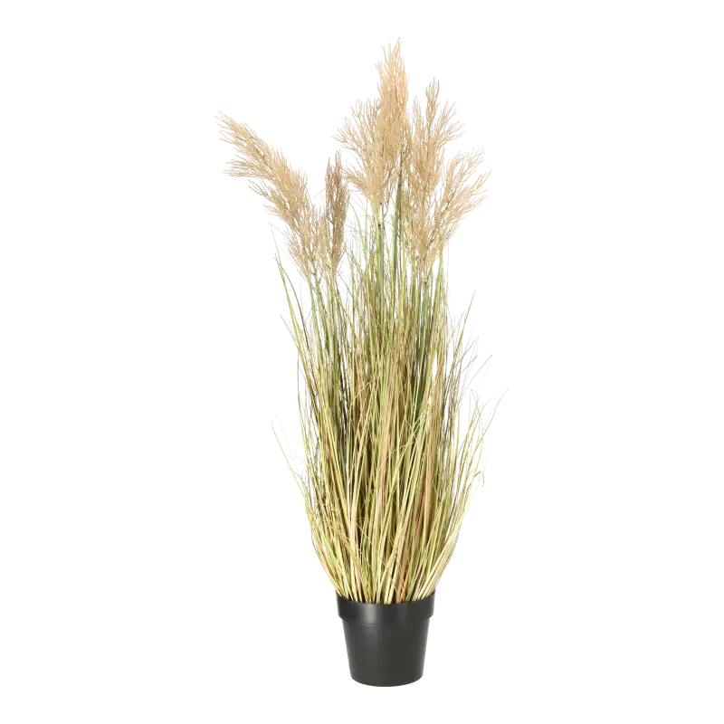 Kunstig Miscanthus græs H: 120cm.