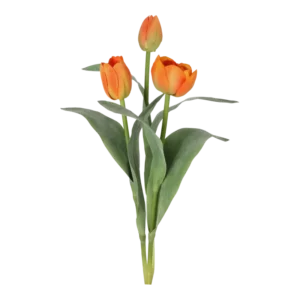 Kunstig tulipan mix orange - L: 36 cm.