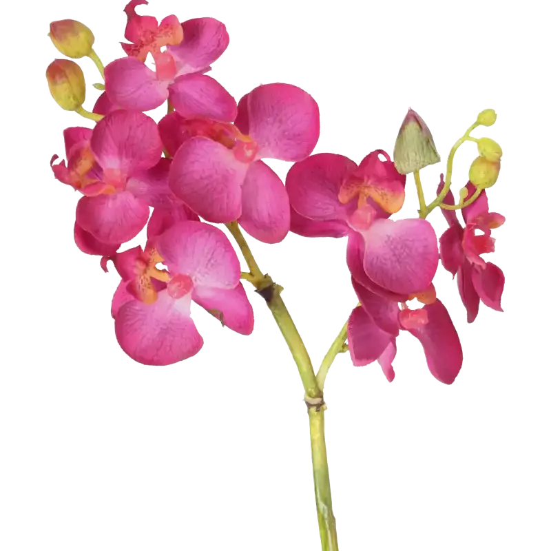 Closeup af Kunstig Orkide stilk Pink L: 50 cm.