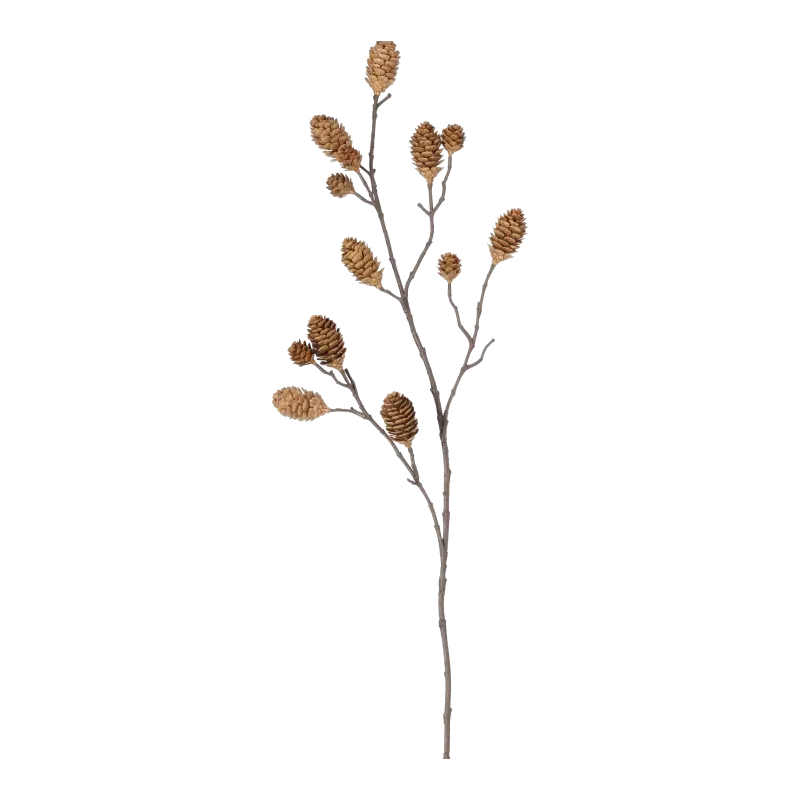 Kunstig kvist med kogler - L: 100 cm.