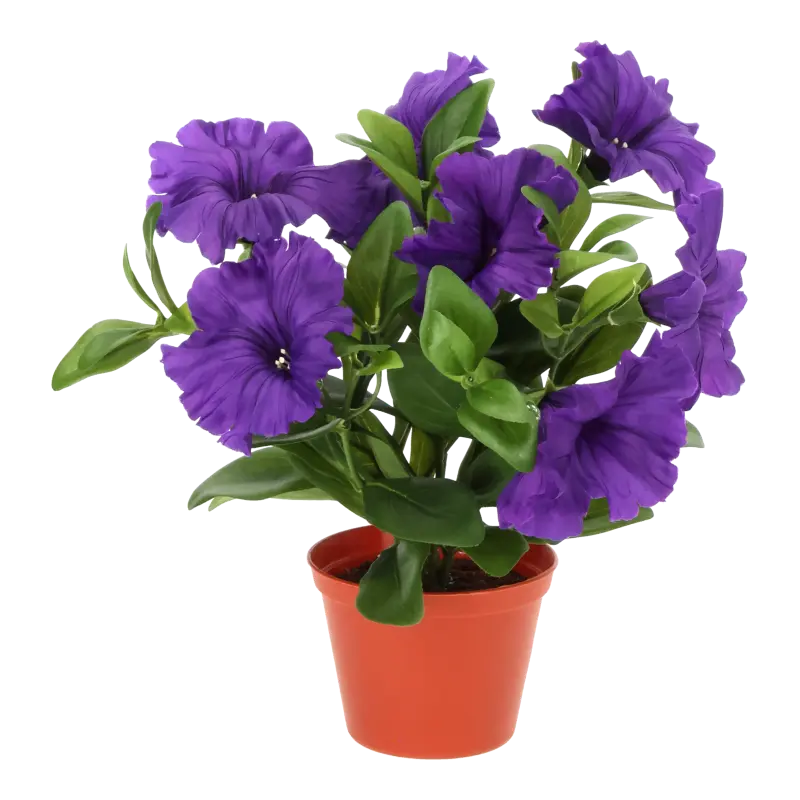 Kunstig petunia violet - H: 25 cm.