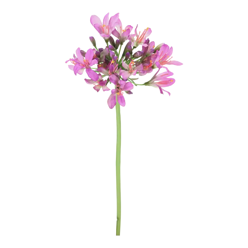 Kunstig skærmlilje stilk i lilla - L: 45 cm.